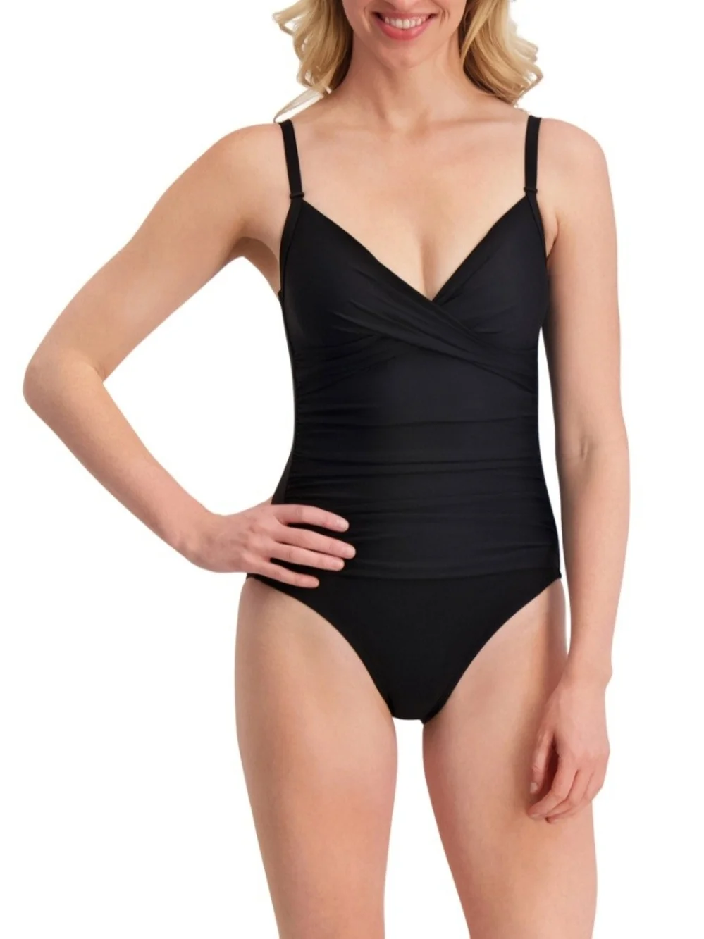 DKNY Black Women's One-Piece Swimsuit - Picture 2 of 10